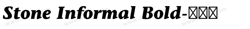 Stone Informal Bold字体转换 Stone Informal Bold字体转换